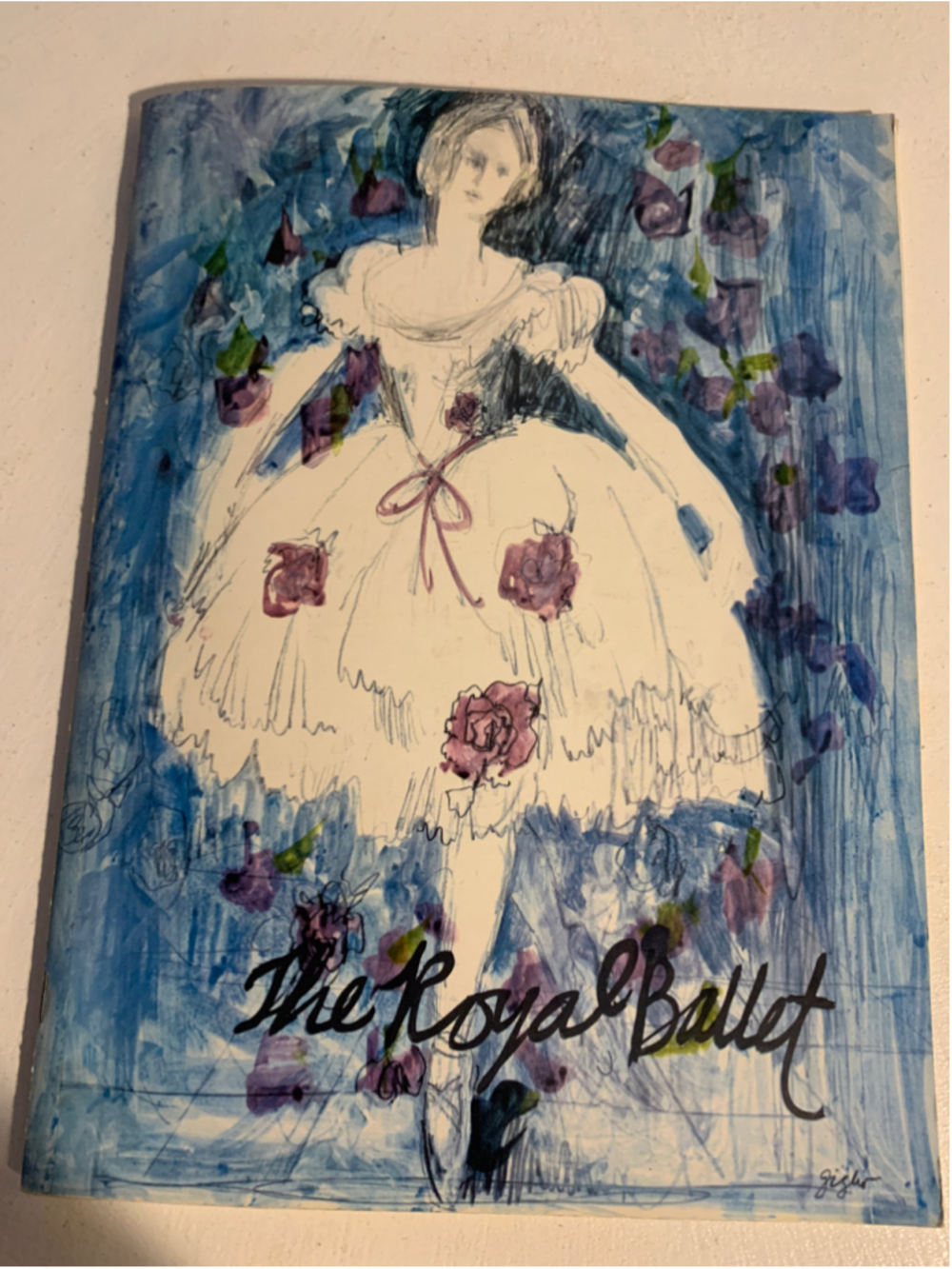 Unbranded The Royal Ballet program Blue White One Size
